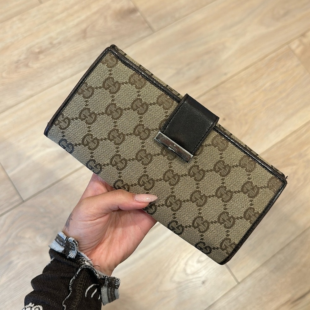 Gucci OPHIDIA LEATHER WALLET